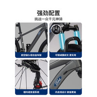 福特Ford福特山地车成人变速单车女款LM380男式山地自行车 LM350翡墨绿 21速 27.5寸 x  21-24速