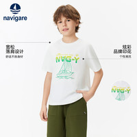 navigare 意大利小帆船童装男童短袖
