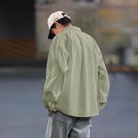 春款衬衫刺绣长袖衬衫男装春款衬衣男长袖衬衫男士衬衫