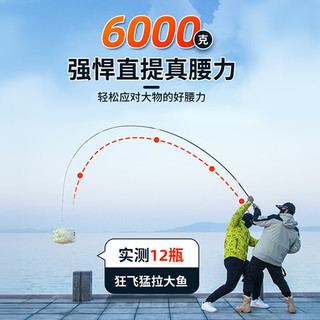  达瓦黄金甲 超轻超硬超细 鲫鱼竿+双竿稍