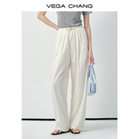 VEGA CHANG 高腰垂感 女士休闲裤