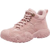 CAMEL骆驼丑萌鞋女鞋2024年秋季工装靴女登山鞋雪地靴厚底马丁靴