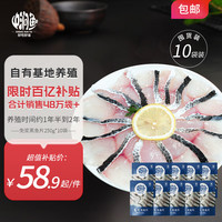 中润鱼 冷冻 中段免浆黑鱼片250g*10袋 酸菜鱼 源头直发  免浆黑鱼片250g*10