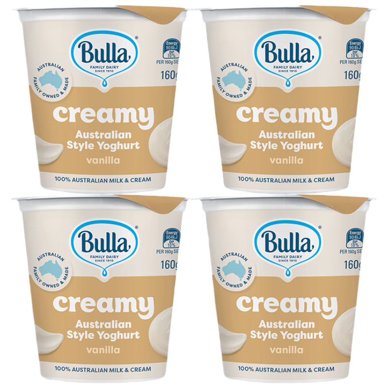 Bulla 澳洲原装进口澳式低温酸奶味套组源头直发
