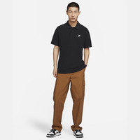 NIKE耐克男子纽扣翻领针织衫百搭POLO衫短袖 FN3895-010