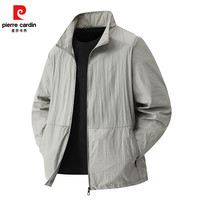 皮尔卡丹防晒衣男夏季外套薄款皮肤轻透气防紫外线钓鱼冰丝男士防晒服男士 卡其色 5XL
