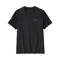 巴塔哥尼亚（Patagonia）男短袖Roy Icon 纯色打底百搭T恤37665 Ink-墨黑色 2XL