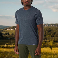 巴塔哥尼亚（Patagonia）T恤男士Cap Cool夏季C1速干防晒潮流短袖45215 SBLX-沉稳蓝 L