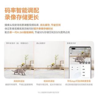  HUAWEI/华为 海雀摄像头3K 500W像素 智能监控器+128G卡