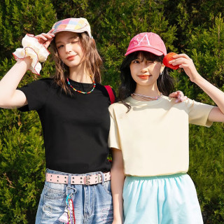 名创优品（MINISO）短袖女t恤夏季2025年打底衫7A级抗菌凉感宽松圆领高级感上衣 【7A级抑菌】深灰(迷宫方块胸标) M 160(不褪色不变形)