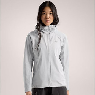 始祖鸟（ARC'TERYX）GAMMA HOODY女款软壳衣休闲户外城市防风透气连帽冲锋衣夹克外套 X7779原子灰24款LIGHTWEIGHT M