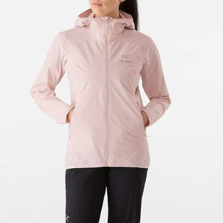 始祖鸟（ARC'TERYX）GAMMA HOODY女款软壳衣休闲户外城市防风透气连帽冲锋衣夹克外套 29481黑色22款SL S