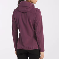 始祖鸟(ARC'TERYX)GAMMA HOODY女款软壳衣休闲户外城市防风透气连帽冲锋衣夹克外套 29481紫红色22款SL L