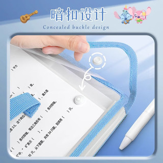 少年伴X质做创品 风琴包 迪士尼卡通风试卷收纳袋手提风琴包收纳册文件袋大容量整理 米奇布鲁托一个装