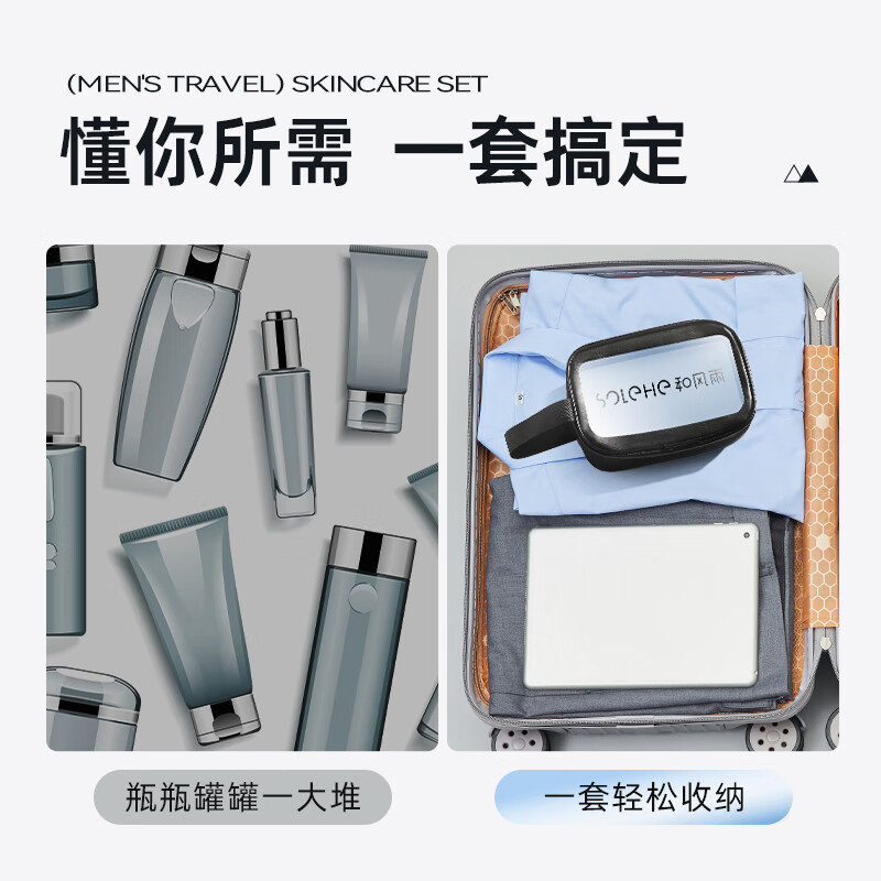  SOLEHE/和风雨 旅行必备 洗漱套装  旅行必备4件套
