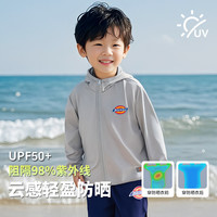 儿童夏季防晒服中大童连帽轻薄小外套男童女童防紫外线
