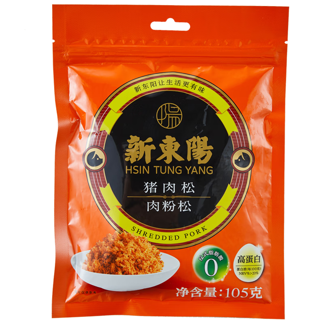 移动端、京东百亿补贴：新东阳 猪肉松 105g