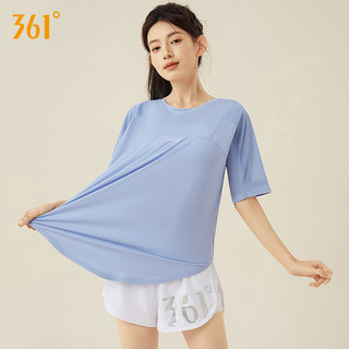361瑜伽服女短袖运动t恤夏季跑步服宽松大码运动套装 M