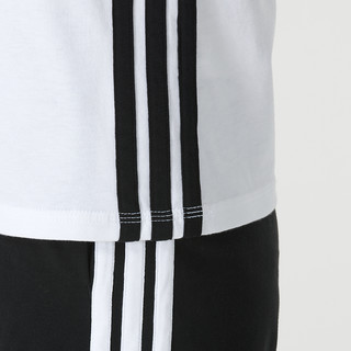 Adidas/阿迪达斯W 3S SJ女圆领短袖针织短裤户外运动休闲服服