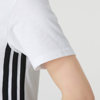 Adidas/阿迪达斯W 3S SJ女圆领短袖针织短裤户外运动休闲服服
