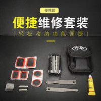 凤恩 fengen自行车补胎工具套装山地公路车修理单车补胎便携换维修工具包骑行 便携款 (可装车上)