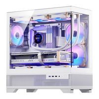 224号车RX6800XT/R5 7500F/5600白色游戏主机diy台式电脑组装机