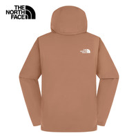 北面（The North Face）防风软壳男款休闲防泼溅连帽保暖轻便外套25春夏|89ZN 6IH/奶咖棕 S/165