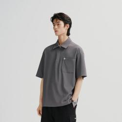 太平鸟 垂顺肌理 男士Polo衫