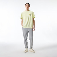 杰克·琼斯（JACK&JONES） 百搭舒适速干半袖字母印花潮流宽松短袖T恤男装224201137 3XL (195/112A) A05嫩绿色