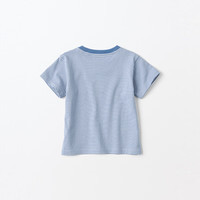 無印良品 MUJI(無印良品 ) 婴童 天竺编织 圆领短袖T恤童装打底衫儿童男童女童25年春季
