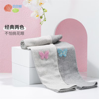 贝贝怡童装女童打底裤秋季休闲裤弹力裤子儿童纯棉女孩长裤 深花灰