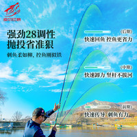 红狼银龙枪极轻小综合5H28调台钓竿M40X+46T碳纤维小锥度鲫鲤鱼竿 7.2m 银龙枪极轻小综合
