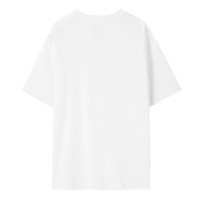 佐丹奴联名t恤女夏季针织纯棉清新少女风圆领短袖上衣女99392253 04白色 L