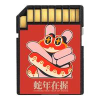 闪迪 SanDisk存储卡 SD卡相机sd内存卡微单反存储卡Class10 高清拍摄 32G【蛇年在握款】