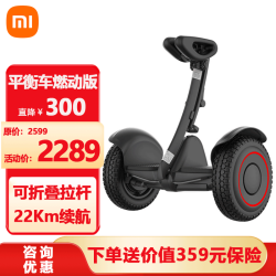 小米 Xiaomi 九号定制版 燃动版 智能平衡车 黑色