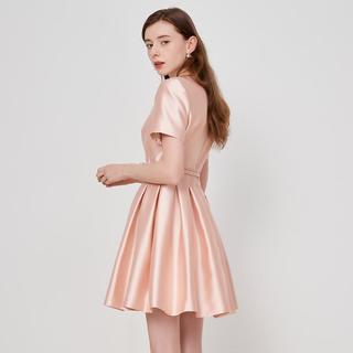 轻奢高级感丨Caroline卡洛琳夏收腰轻礼服连衣裙