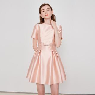 轻奢高级感丨Caroline卡洛琳夏收腰轻礼服连衣裙