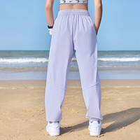 NIKE 3BRAND 耐克男女童裤子【速干排汗】2025夏季弹力儿童运动裤 紫石楠【速干排汗】 110 /53 【身高104-110cm】