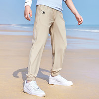 NIKE 3BRAND 耐克男女童裤子【速干排汗】2025夏季弹力儿童运动裤 羽毛灰咖【速干排汗】 150 /63 【身高140-152cm】