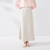 秋水伊人气质高级仿缎面半身裙春季新款女温柔风显瘦鱼尾长裙