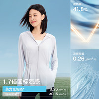 美力城 章若楠同款 冰盾收腰防晒衣女正肩自带帽檐透气外套