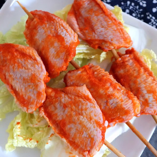 柒岛烧烤食材食物半成品BBQ羊肉串淄博烤串家庭团建炸串户外烤串套餐 奥尔良鸡翅4串