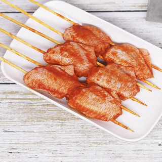 柒岛烧烤食材食物半成品BBQ羊肉串淄博烤串家庭团建炸串户外烤串套餐 奥尔良鸡翅4串