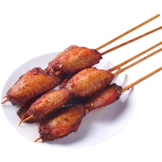 柒岛烧烤食材食物半成品BBQ羊肉串淄博烤串家庭团建炸串户外烤串套餐 奥尔良鸡翅4串