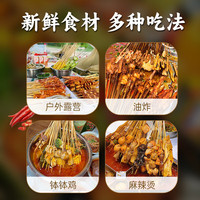 柒岛烧烤食材食物半成品BBQ羊肉串淄博烤串家庭团建炸串户外烤串套餐 3-4人套餐净重5斤