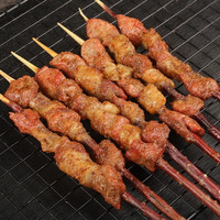柒岛烧烤食材食物半成品BBQ羊肉串淄博烤串家庭团建炸串户外烤串套餐 手工红柳羊肉串10串【净重500g】