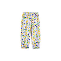 YeeHoO英氏童装儿童裤子防蚊裤夏季男女宝宝小童长裤户外休闲束脚裤长裤 仲夏花叶【精梳棉】 90 cm