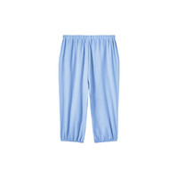 YeeHoO英氏童装儿童裤子防蚊裤夏季男女宝宝小童长裤户外休闲束脚裤长裤 安琪蓝【竹棉】 130 cm