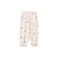 YeeHoO英氏童装儿童裤子防蚊裤夏季男女宝宝小童长裤户外休闲束脚裤长裤 甜橙乐园【竹棉】 110 cm