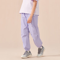 亚瑟士（asics）童装2025年夏季吸湿速干运动裤梭织透气防晒长裤332251082319 6000紫色 175